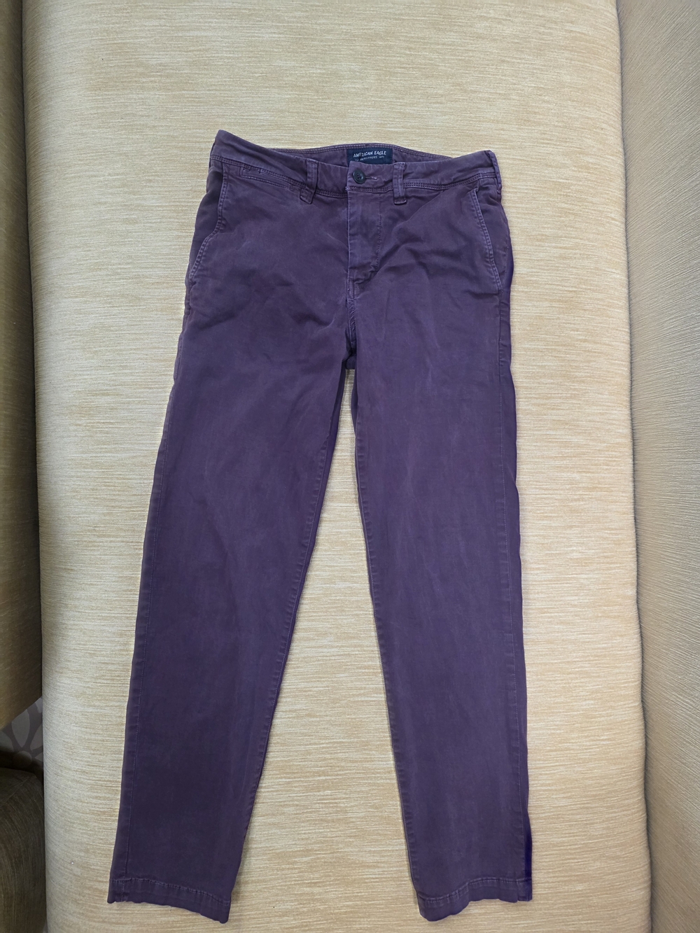 American Eagle Outfitters Purple Chinos 28 X 32 Men's
